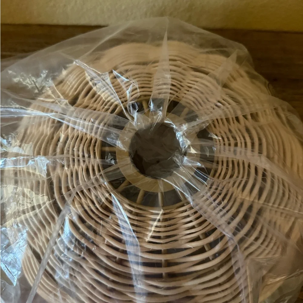 Natural Rattan Ceiling Fan Light Cover - Neutral